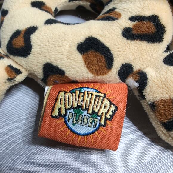 Adventure Planet Gentle Treasures Leopard Plush Rattle Baby Ring - Picture 6 of 9
